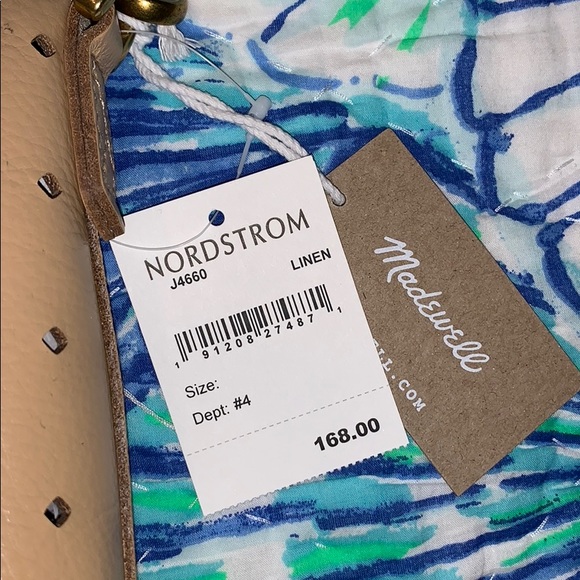 NWT Madewell Mini Transport Perforated Satchel - Picture 3 of 4